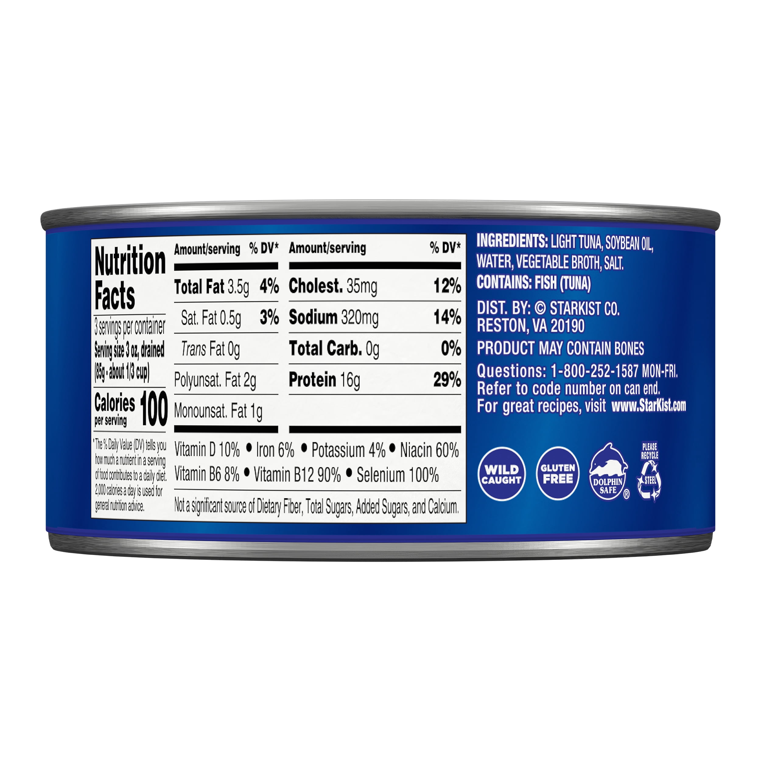 (4 pack) StarKist Chunk Light Tuna in Oil, 12oz Can