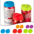 thumbnail image 4 of MYG pour Canettes Couvercles Anti-Éclaboussures Ensemble de 2 - Couvercles de Canettes de Soda Réutilisables pour Canettes de Taille Standard, Protecteur de Boisson Anti-Éclaboussures à Pression, Conservation des Bulles (Rouge), 4 of 9