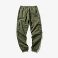 thumbnail image 6 of Aoochasliy Mens Length Pants Men's Fashion Classic Twill Work Wear Combat Safety Cargo Pants, 6 of 7