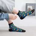 thumbnail image 4 of Salouo Different Cats Christmas Pattern Unisex Middle Tube Socks,Middle-Finger Knee High Socks Over The Calf Tube Stocking Crew Stockings for Women and Men Tube Socks, 4 of 8