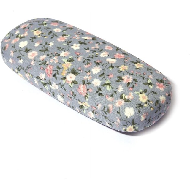 Huggegwe Étuis à Lunettes, Étui à Lunettes Motif Floral Rétro Slim pour Femmes Filles U2536-22192