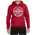 thumbnail image 2 of Wild Bobby, Grandpa Man Myth Legend Funny Dad Uncle Papa Dad Gift, Father's Day, Unisex Graphic Hoodie Sweatshirt, Red, XX-Large, 2 of 4