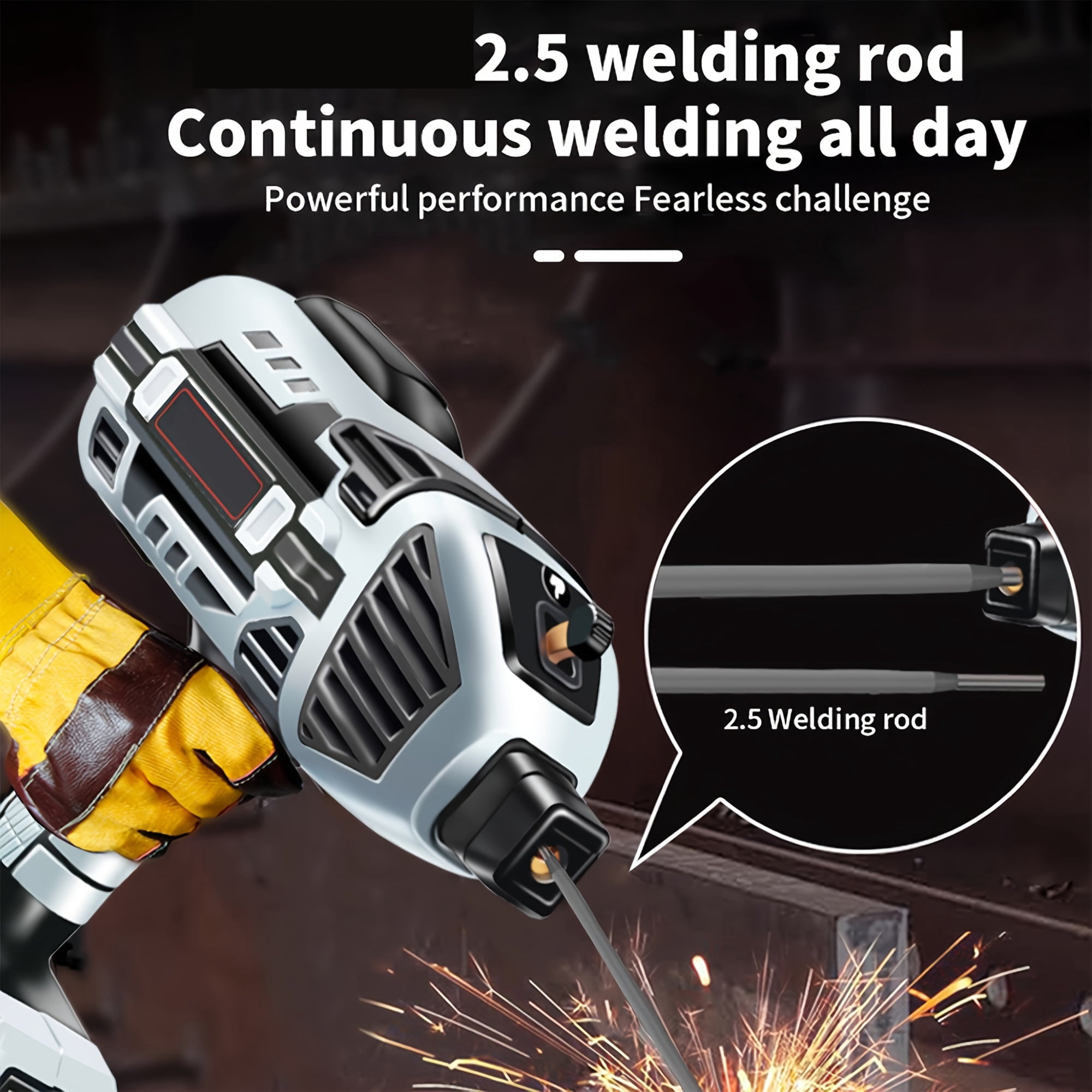 TKDMR 110V 130A  Handheld Portable Welding Machine , IGBT Inverter, Ergonomic Design
