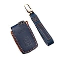 thumbnail image 2 of Lefu Leather Smart Car Key Cover Case Fob Holder For Toyota 4 Runner for Tundra, 2 of 6
