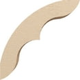thumbnail image 3 of Ekena Millwork 5"W x 18"D x 18"H Ozark Rough Cedar Woodgrain TimberThane Knee Brace, Primed, 3 of 6
