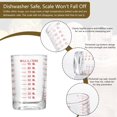 thumbnail image 4 of xianlin-2 Pack Shot Glass Measuring Cup Set,3 oz/90ML Liquid Heavy High Espresso Glass Cup,Dishwasher Safe,Perfect for Coffee,Cocktails and Kitchen Use (Red), 4 of 4