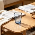 thumbnail image 5 of 16 oz Vertical Striped Acrylic Drinking Cups Set of 4, Transparent Green Tumblers, Reusable Shatterproof Water Cup for Hot Cold Drinks, Stackable, BPA-Free, Dishwasher Safe, 5 of 7