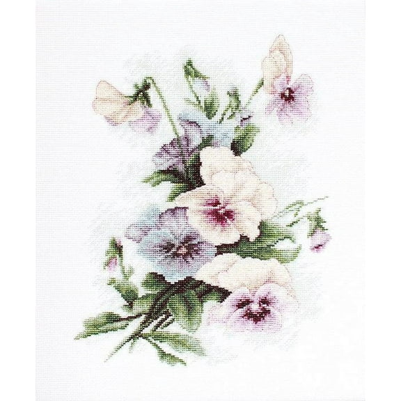 Pansies B2231L Counted Cross-Stitch Kit