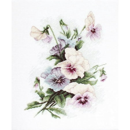 UPC: 4840746012617 | Pansies B2231L Counted Cross-Stitch Kit