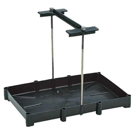 Seachoice 22041 Battery Tray With Stainless Steel Hold Down Rods