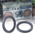 thumbnail image 2 of Cassettes Deck Idle Wheel Belt Idle Wheel Rubber Rings Repair for Tape Player, 2 of 10