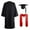 Black, variant on XinghaiYIDE Unisex Graduation Cap Gown & Stole Set with 2026 Charm,Adult Academic Regalia for High School/College,Graduation Photoshoot Outfit, Event Pink