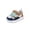 Khaki/Navy/0live, variant on Apakowa Infant & Toddler Boys Girls Sneakers – Breathable Mesh First Walker Shoes with Adjustable Strap or Elastic Laces, Lightweight Non-Slip Athletic Shoes for Early Walkers (6-24 Months)