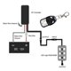 thumbnail image 3 of de tirarere LED RGB para motocicleta | multicolor con mando inteligente | Compatible con vehículos todoterreno de Scooter Tira de luz 4x Hugo Luz de freno inteligente, 3 of 10
