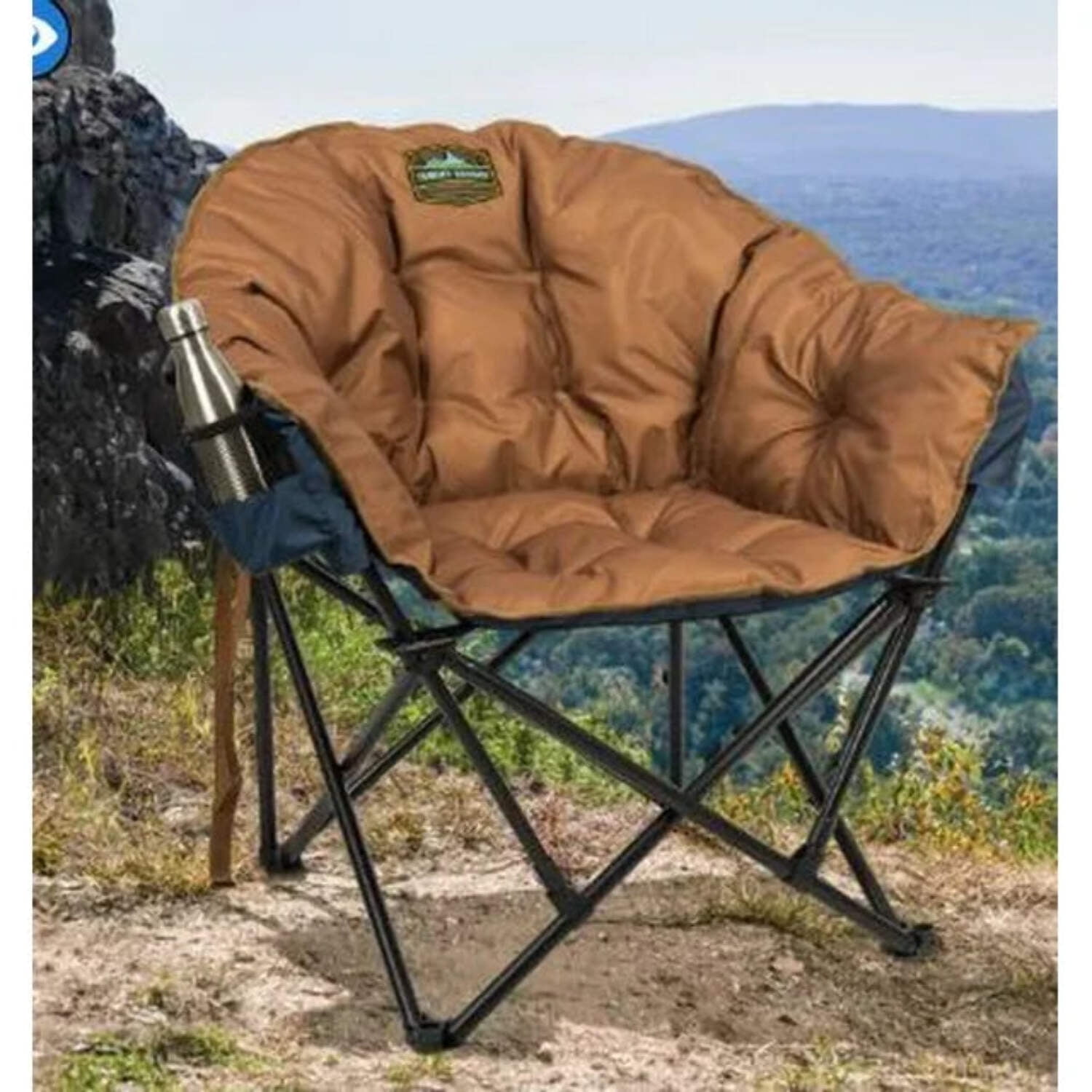 Club Chair Padded Folding Guidesman Deluxe Folding Chair With