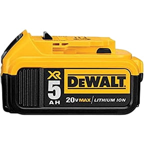 DEWALT 20V MAX 5.0Ah Lithium-Ion Battery Pack (DCB205) – Extended Runtime, 3-LED Fuel Gauge, Lightweight Design