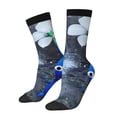 thumbnail image 2 of Lsque Pikmin Printed Men's Crew Socks, Soft Durable Breathable Moisture-Wicking with Odor Control Cotton socks, 2 of 7
