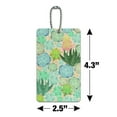 thumbnail image 6 of Succulent Cactus Aloe Plants Pattern Luggage Card Suitcase Carry-On ID Tag, 6 of 7