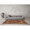 thumbnail image 3 of Ahgly Company Indoor Rectangle Medallion Brown Traditional Area Rugs, 5' x 7', 3 of 4