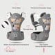 thumbnail image 2 of Portabebés Bellababy, multifunción, asiento de cadera (posición ergonómica M) para bebés de 3 a 36 meses, 6 en 1 formas de llevar, todas las estaciones, tamaño ajustable, perfecto para ir de compras y, 2 of 5