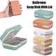 thumbnail image 3 of Soporte portátil para tapa de jabonera, contenedor sellado de viaje para ducha de baño del Reino Unido, 3 of 7