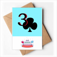 thumbnail image 1 of Happiness Jupiter Club 3 Poker Happy Birthday Greeting Cards Envelopes Blank, 1 of 3