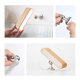 thumbnail image 5 of Apliques de pared Luces de pared recargables con rotación de 360 grados, aplique de pared regulable que funciona con pilas Estilo 1, 5 of 6