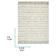 thumbnail image 5 of Livabliss Area Rugs for Living Room, 5x7 Freud Modern Ivory Rug, Bedroom Dining Room Home Decor Stain Resistant Carpet (5'3" x 7'), 5 of 7