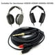 thumbnail image 3 of Kuymtek Adaptador divisor de 1 a 2 Y Cable de audio de 3,5 mm y 6,35 mm para Sennheiser HD660S HD650, 3 of 8