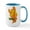 White/Blue Inside, variant on CafePress - Nerf Game On Sports Mugs - 15 oz Ceramic Large White Novelty Mug