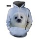thumbnail image 3 of Sudadera con capucha con estampado de foca 3D para hombre y mujer, divertida sudadera con capucha con estampado de foca oso, estilo Harajuku, 3 of 5