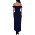 thumbnail image 2 of Vestido sólido XSCAPE para mujer azul 14, 2 of 3