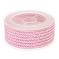 thumbnail image 1 of Unique Bargains Nylon Thread Twine Beading Cord 4mm Extra-Strong Braided Nylon Crafting String 3.2M/10.5 Feet, Light Pink, 1 of 7
