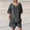 Dark Gray, variant on Sakmal Women Cotton Linen Shorts Sets High Waisted Wide Leg 2 Piece Outfits Beige Stretchy Solid Womens Shorts with Pockets