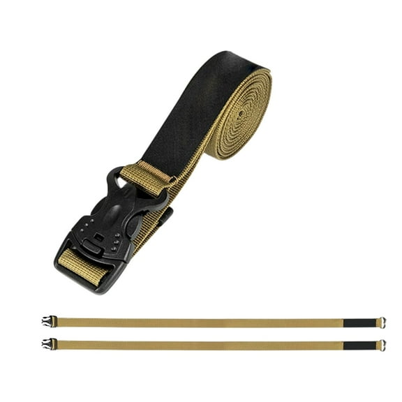 PBAZIH Adjustable Double Webbing Buckle Luggage Straps, 2pcs Set for Outdoor Camping Sports Equipment and Gear Security, Durable and Easy to Use Luggage Strap with Fixed Straps