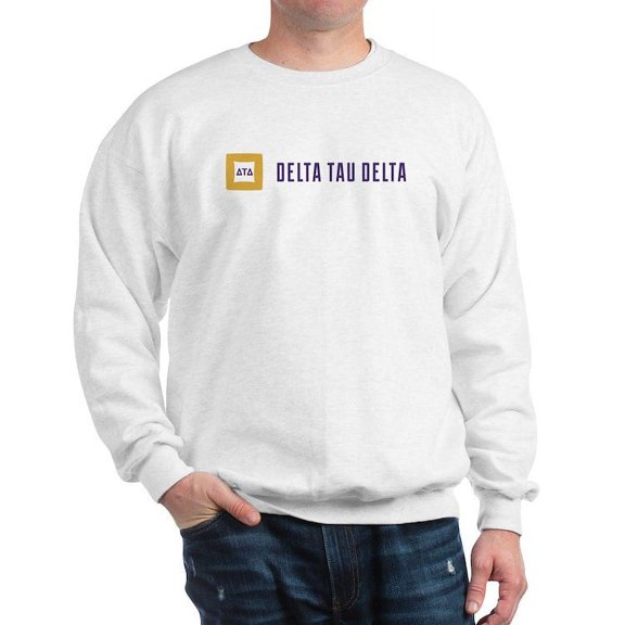 CafePress - Delta Tau Delta Full Color Signature Sweatshirt - Crew Neck Sweatshirt