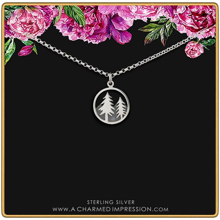 Pine tree necklace meaning sale