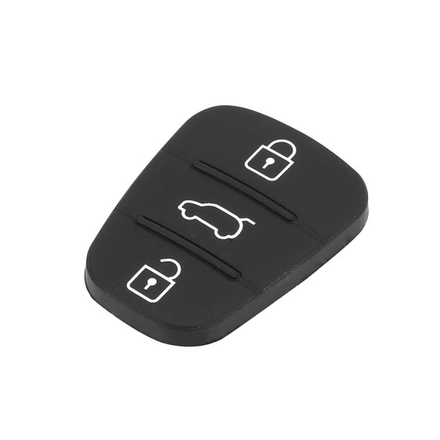 Scienceny Cubierta del botón de la llave del coche Piel de goma de 3 teclas con marca Reemplazo del accesorio automotriz para I10 / I20 / I30 Vehículos, repuestos y accesorios Mis Scienceny VI000135-00B