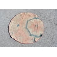 thumbnail image 4 of Pink Rug, Turkish Rug, 3x3 ft,Oriental Rug, Oushak Rug, Small Rug, Circle Rug, Handmade Rug, Vintage Rug, Entry Rug, Round Rug,Wool Rug 5894, 4 of 10