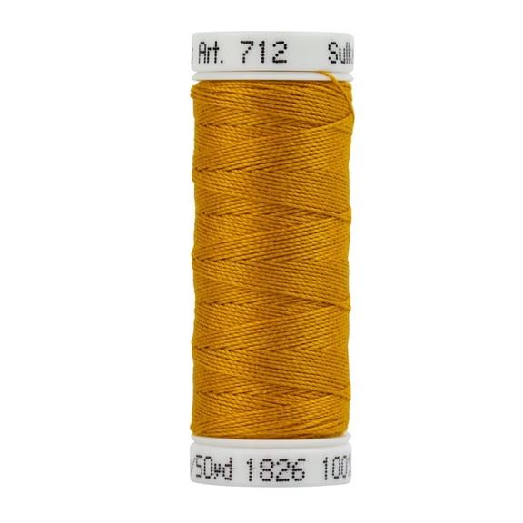Sulky Cotton Petites Thread 12wt 50yd-Galley Gold