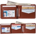 thumbnail image 2 of Alpine Swiss RFID Mens Wallet Deluxe Capacity Hybrid Bifold Flipout ID Window, 2 of 7