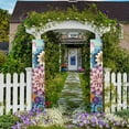thumbnail image 4 of SEANATIVE Boho Mandala Flower Porch Banner Decor 2 PCS Hanging Banner Porch Flags Vertical Sign for Front Door Porch Home Yard Decor Holiday Farmhouse 70.9x12.6 Inch, 4 of 7