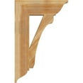thumbnail image 3 of Ekena Millwork 6"W x 22"D x 34"H Legacy Traditional Rough Sawn Bracket, Western Red Cedar, 3 of 4