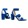 thumbnail image 4 of DREAM PAIRS Women's Chunky High Heel Open-Toe Sandals with Elastic Straps, 4 of 4