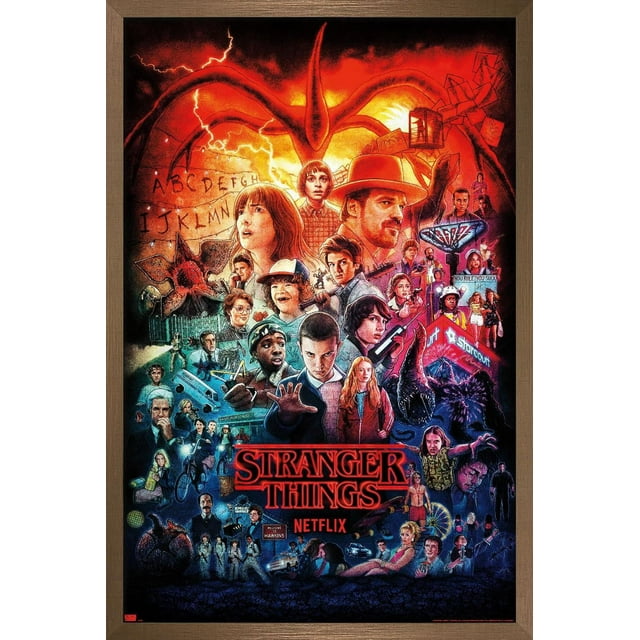 Netflix Stranger Things - Trois saisons une feuille