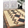 thumbnail image 3 of Ahgly Company Machine Washable Indoor Rectangle Traditional Sienna Brown Area Rugs, 2' x 4', 3 of 7