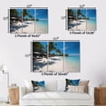 thumbnail image 4 of Designart "Maldivian Beaches II" Nautical & Beach Floater Framed Wall Decor, 4 of 7