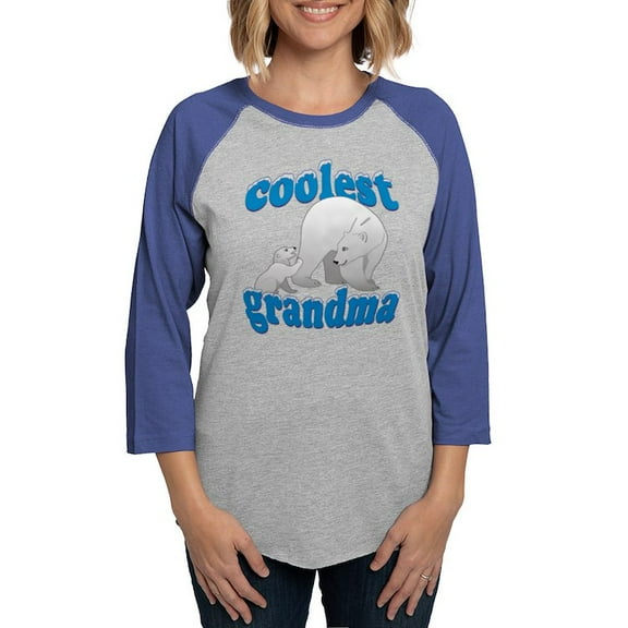 CafePress - Coolest Grandma Long Sleeve T Shirt - Womens Baseball Tee