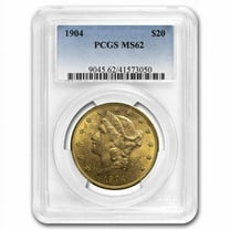 1904 $20 Liberty Gold Double Eagle MS-62 PCGS
