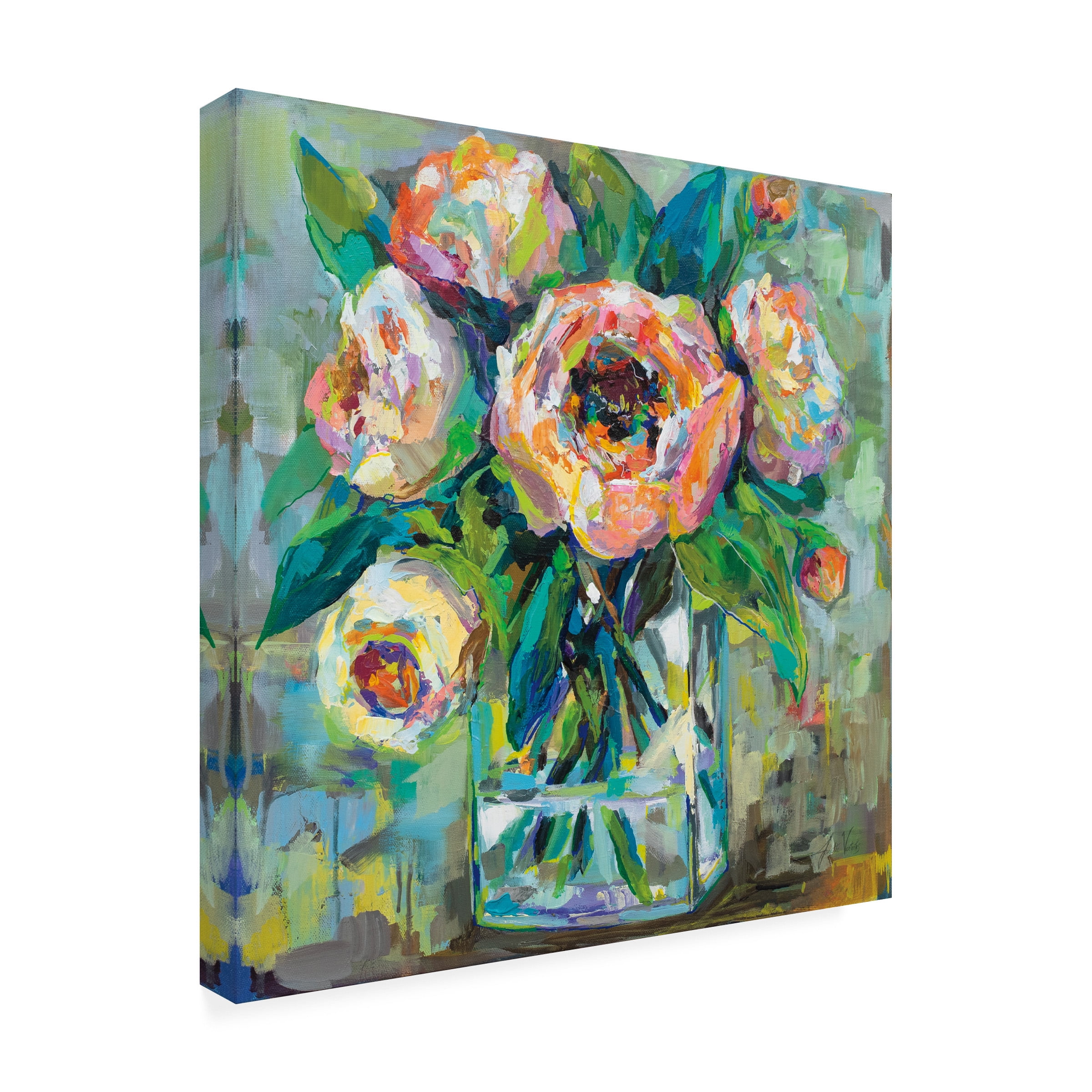Jeanette Vertentes 'Pink' Canvas Art